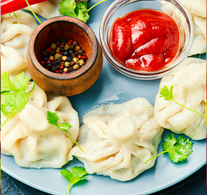 steam momos